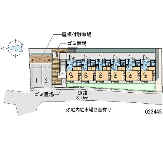 ★手数料０円★宝塚市中筋　月極駐車場（LP）